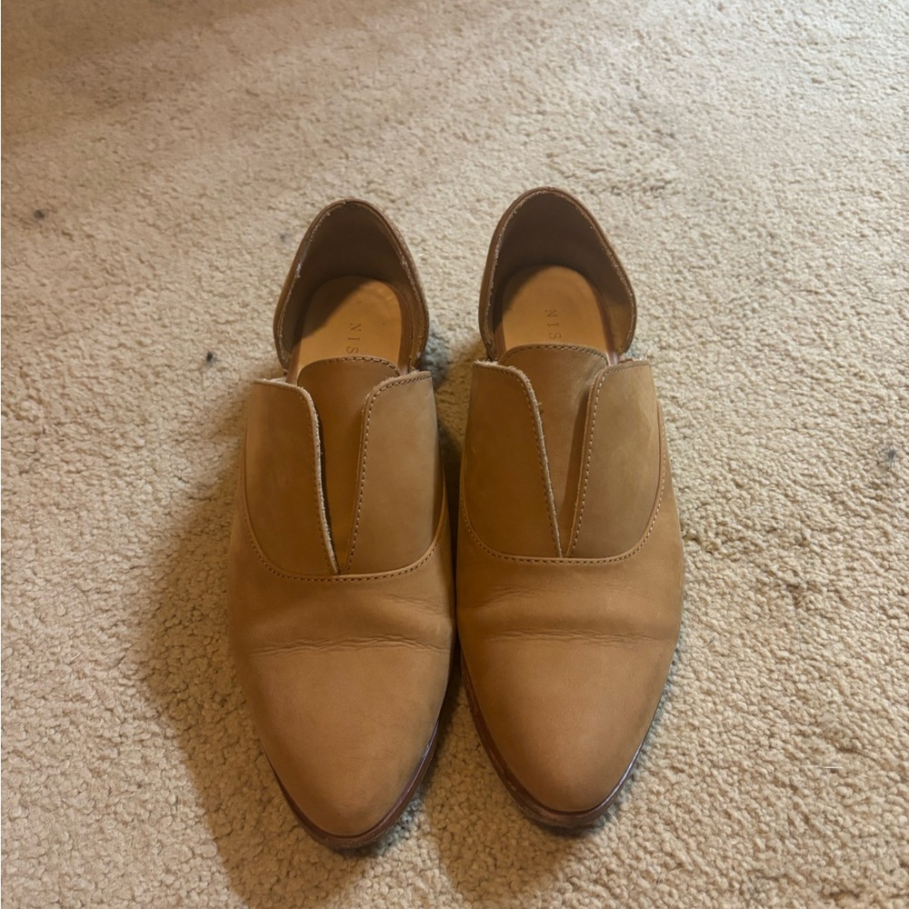 Nisolo Brown Leather Slip-On Loafers